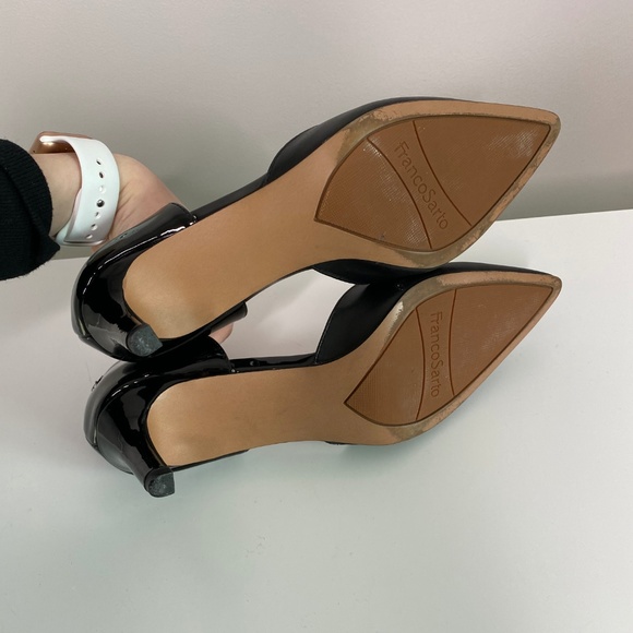 Franco Sarto Black Demille Kitten Heels - Picture 8 of 8